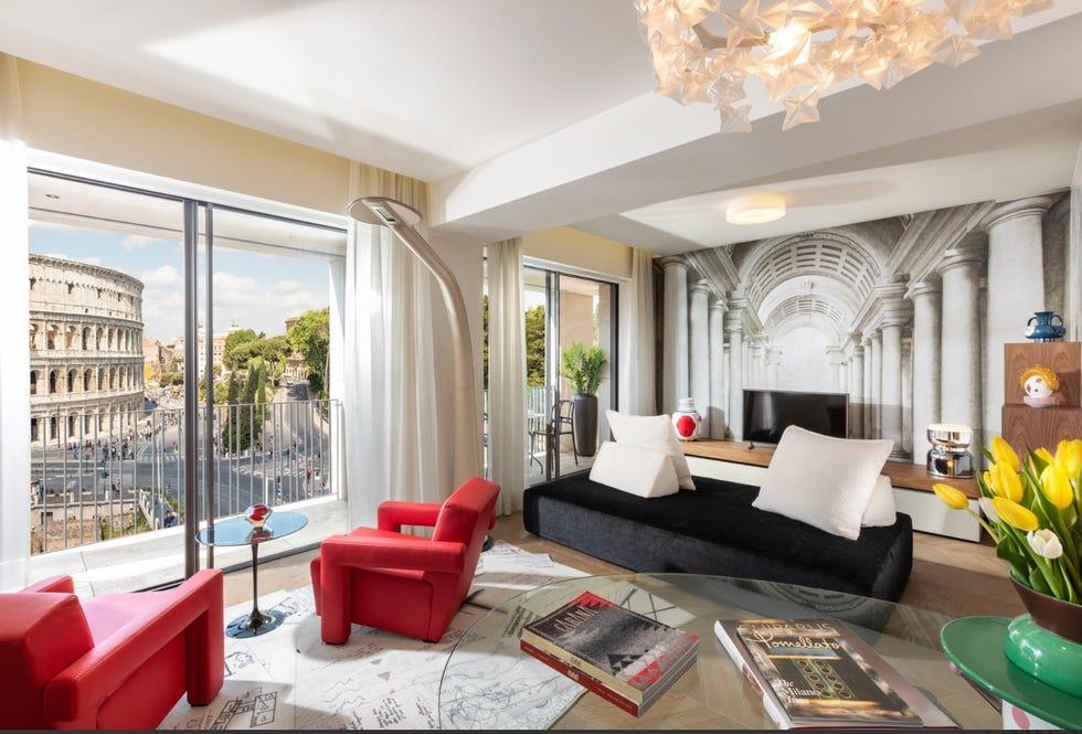 Se réveiller un jour à Rome, l'hôtel avec vue sur le Colisée