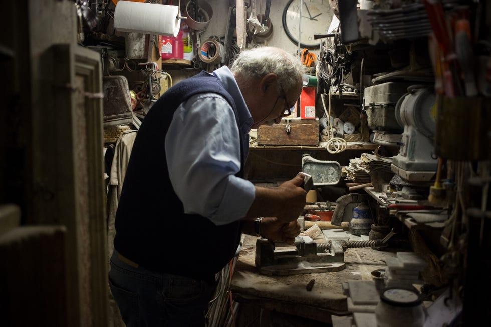 Vente, Artisan, Commerçant, Chaussure