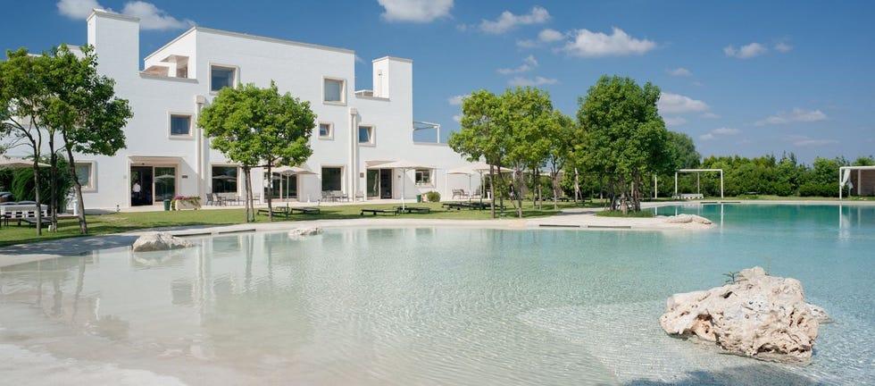 Propriété, Quartier résidentiel, Immobilier, Paysage naturel, Bâtiment, Domaine, Maison, Foyer, Bassin réfléchissant, Architecture