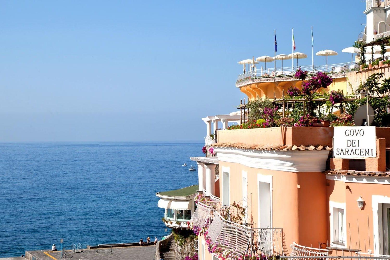 covo dei saraceni veranda meilleurs hôtels à positano