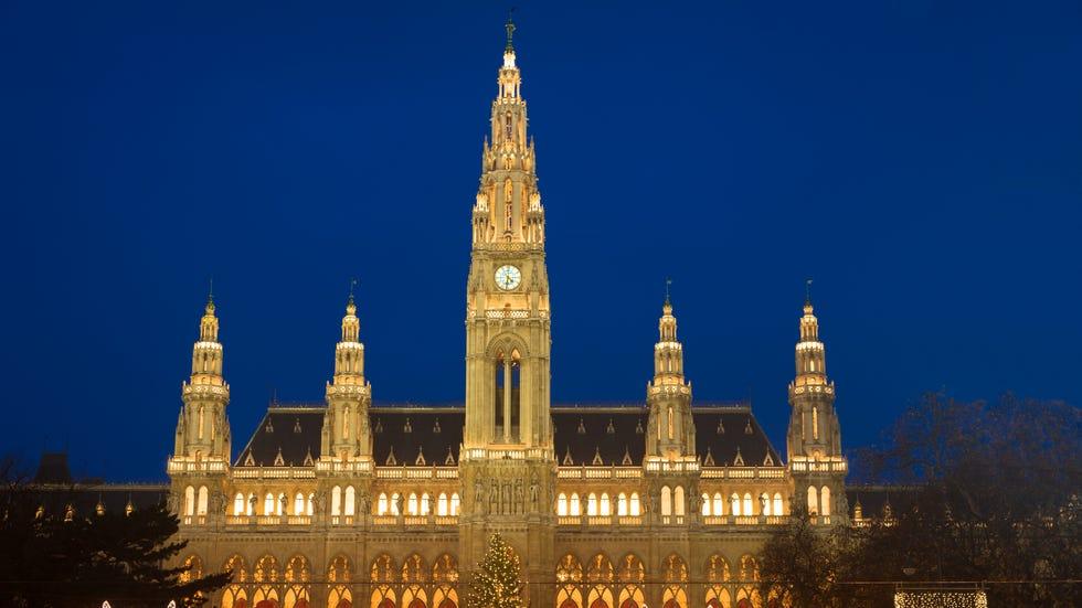 marché de Noël à Vienne neues rathaus, autriche