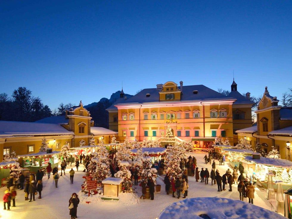 hellbrunner adventzauber, château hellbrunn