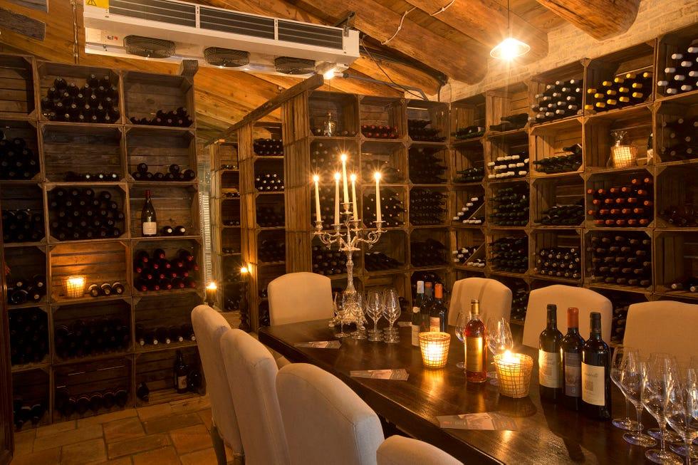 France, Corse du Sud (2A), Domaine de Murtoli, La Ferme, La Cave à Vin