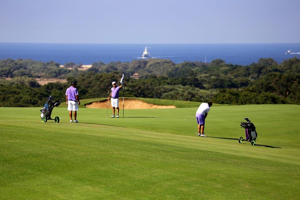 Terrain de sport, Golf, Golfeur, Prairie, Golfeur professionnel, Golf, Club de golf, Championnat, Ciel, Équipement de golf