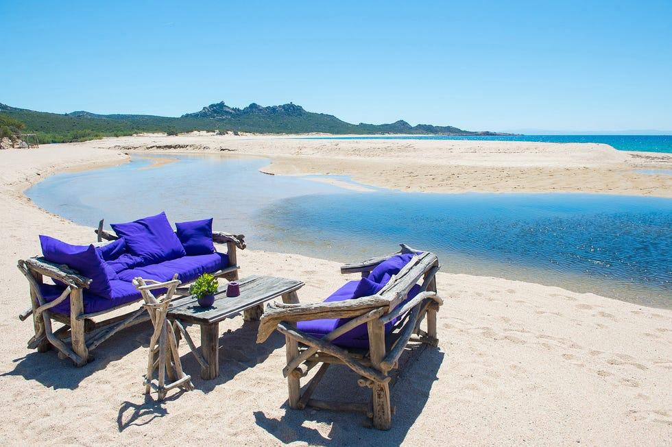 Mer, Rivage, Vacances, Plage, Océan, Ciel, Sable, Côte, Turquoise, Mobilier