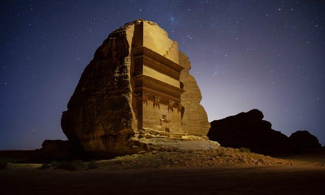 hegra, site classé au patrimoine mondial de l'UNESCO à AlUla