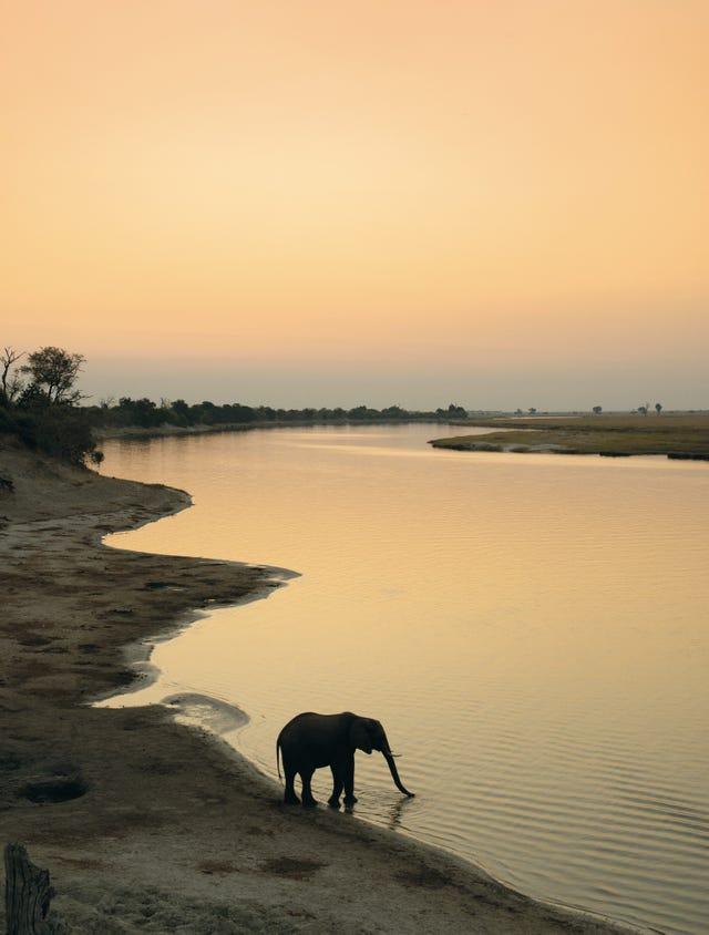 Ciel, Eau, Coucher de soleil, Soirée, Calme, Paysage naturel, Lumière du soir, Horizon, Matin, Crépuscule, 