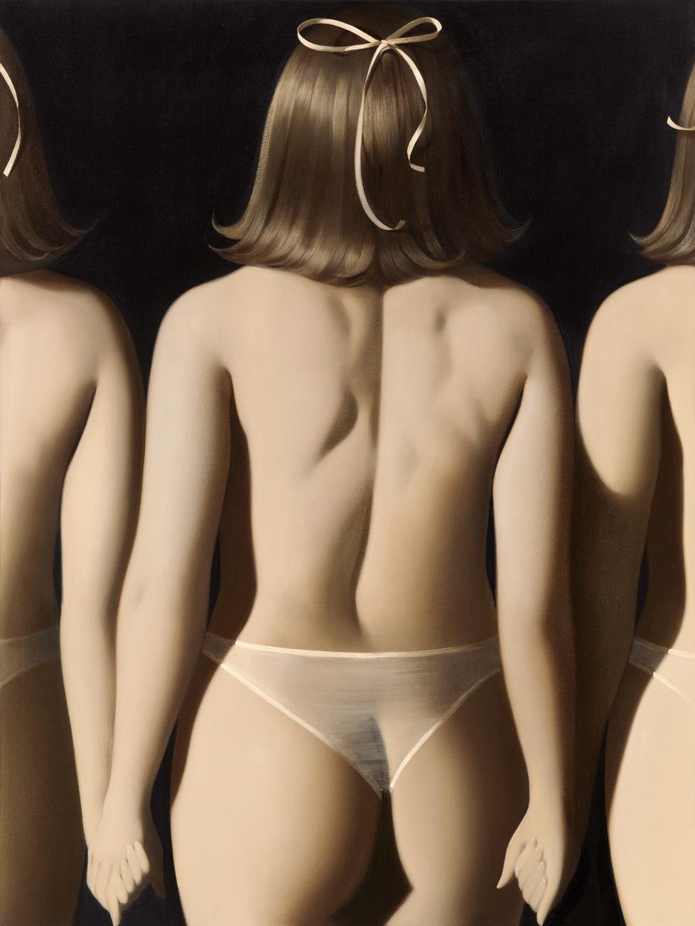 a person wearing underwear