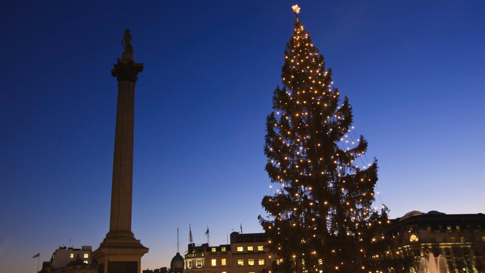 arbre de noël trafalgar square
