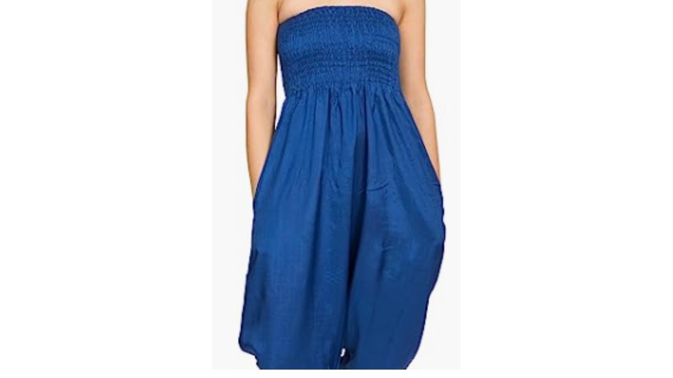 Que faut-il emporter en vacances : pantalons convertibles en combinaison style harem