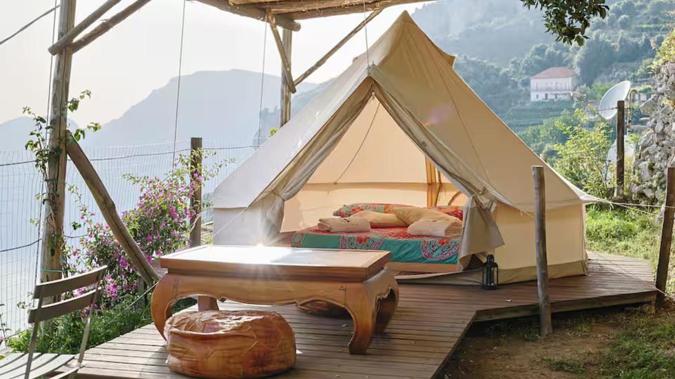 Côte amalfitaine : un glamping sur le Sentiero degli Dei