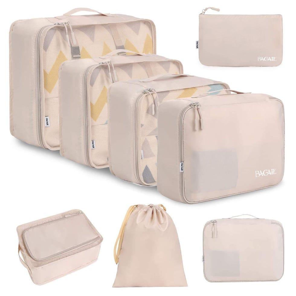 BAGAIL Set de 8 Cubes de Rangement pour Valises