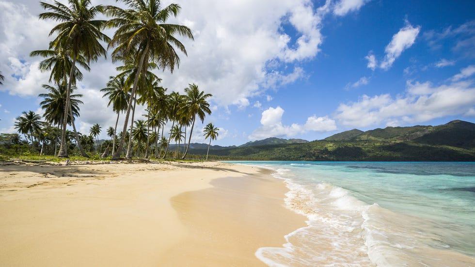 péninsule de samana, vue de la plage rincon