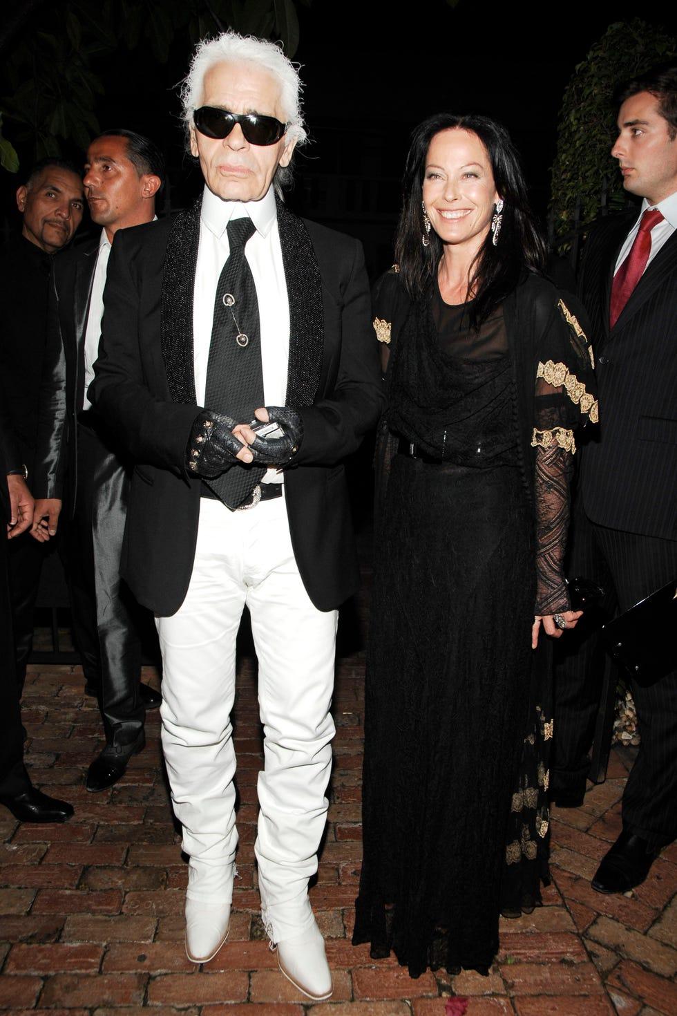 Karl Lagerfeld Amanda Harlech