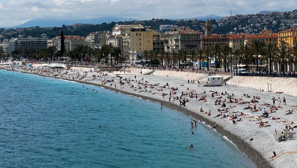 les plages de la côte d'azur