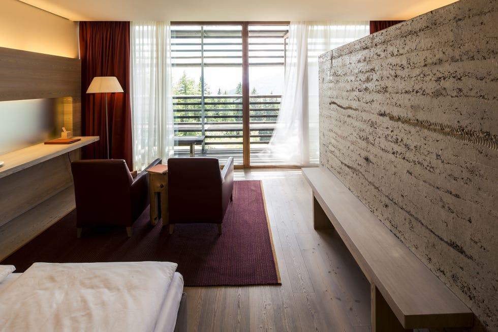 Chambre, Mobilier, Propriété, Design d'intérieur, Bâtiment, Chambre à coucher, Mur, Sol, Maison, Lit, 