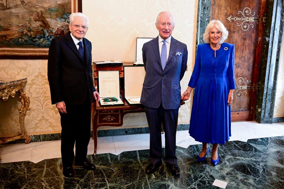 charles et camilla en italie à rome