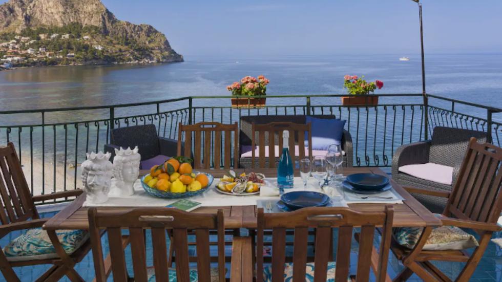 Locations de vacances en Sicile, appartement avec terrasse à Santa Flavia
