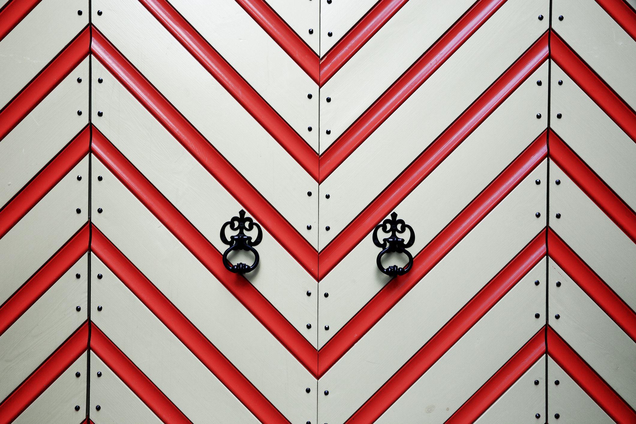 Rouge, Ligne, Motif, Triangle, Design, Symétrie, Parallèle, Panneau