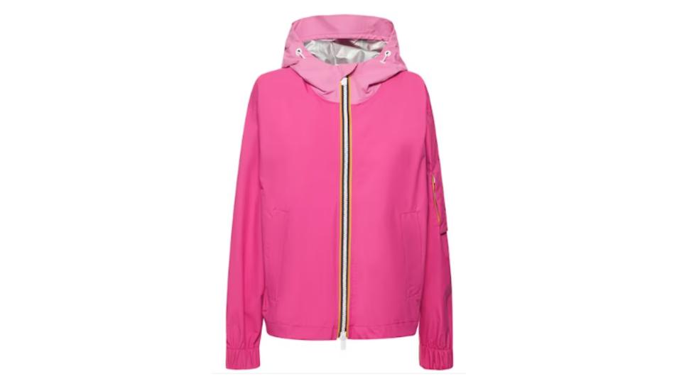 Que porter en vacances, la veste imperméable et coupe-vent K-Way Claudey