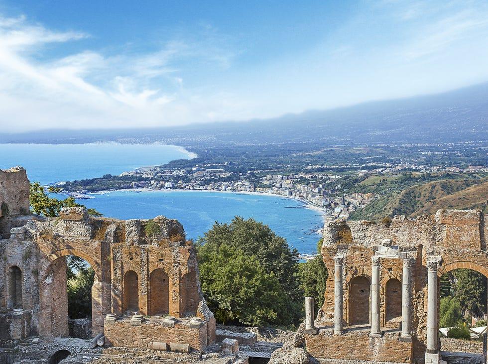 Ruines, Histoire ancienne, Ciel, Architecture, Histoire, Mer, Bâtiment, Vacances, Tourisme, Arbre, 
