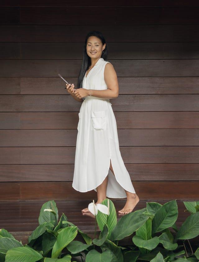 Photographie, robe, plante