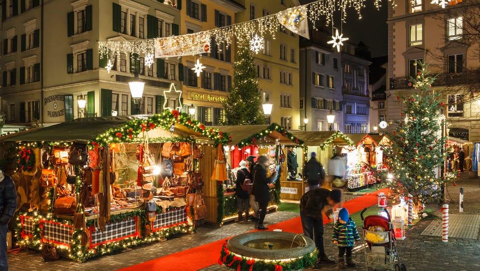 Noël à Zurich, Suisse