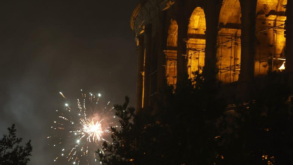 célébrations du Nouvel An à Rome
