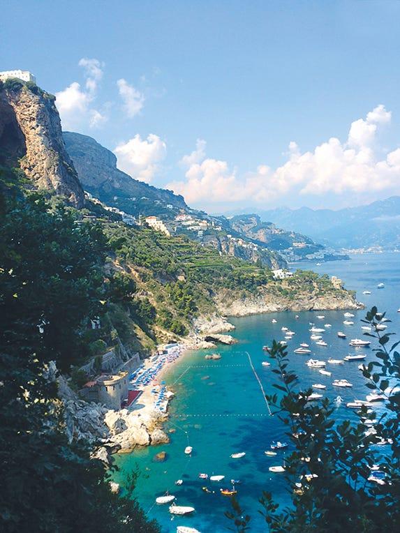 conca dei marini, côte amalfitaine