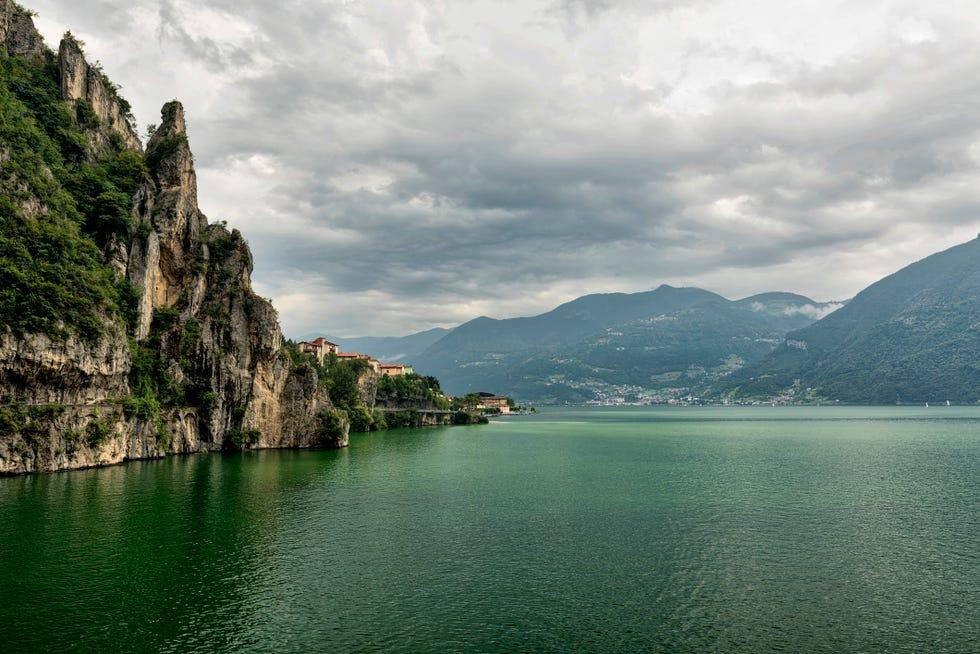 Lac d'Iseo, Lombardie, Italie